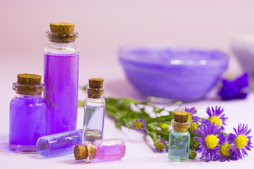 Lavender aromatherapy spa concept