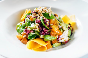 fresh salad wiht mango