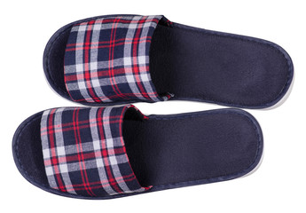 Men's home blue slippers