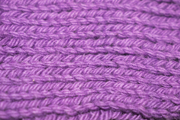 Purple Knit Woven Fabric
