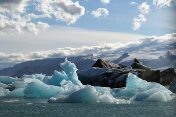 Islandia - lodowa laguna Jökulsárlón © Iwona