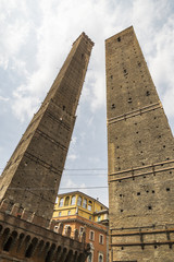 Torre Garisenda and Degli Asinelli Tower