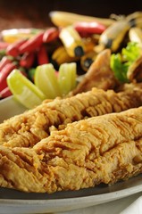 boned fried Traira fish