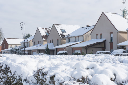 neige en r&eacute;gion parisienne