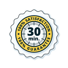 30 minetes Guarantee illustration