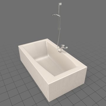 Rectangle bathtub