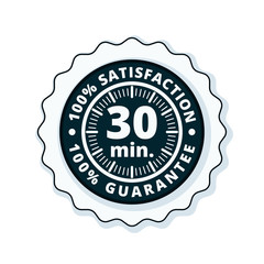 30 minetes Guarantee illustration