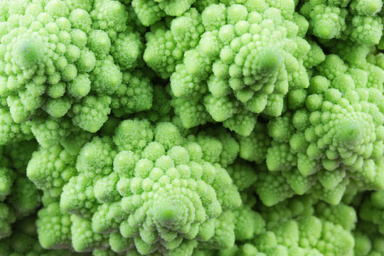 Gr&uuml;ner Blumenkohl - Hintergrund