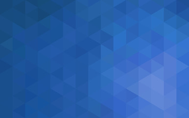 Abstract blue triangle background