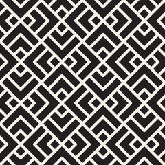 Vector seamless lattice pattern. Modern stylish texture with monochrome trellis. Repeating geometric grid. Simple design background.