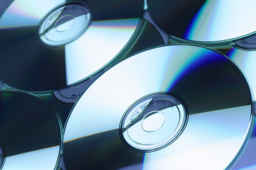 Reflection patterns on Compact Discs