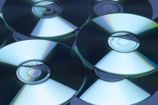 Reflection patterns on Compact Discs