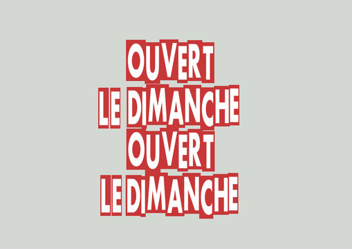 ouvert le dimanche