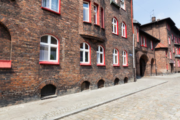 Katowice / historical architecture of the minors district.