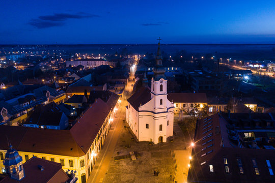 Bird eye view of Szigetvar