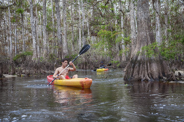 Kayaking on Fish Eating Creek, Florida