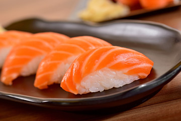 Salmon Nigiri Sushi