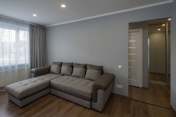 Small  modern flat. Interior.
