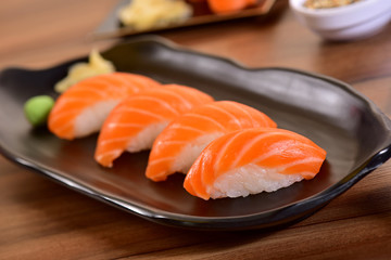 Salmon Nigiri Sushi