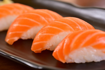 Salmon Nigiri Sushi