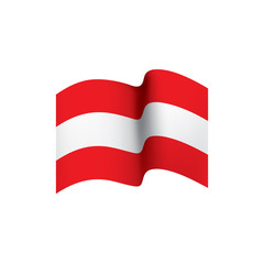 Austria flag, vector illustration