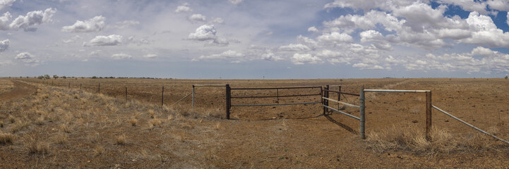 Australian Outback Landscape, Winton Queensland, Australia.