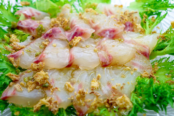 真鯛のカルパッチョ