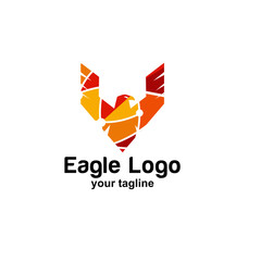 Fototapeta na wymiar Eagle Logo Vectors Template