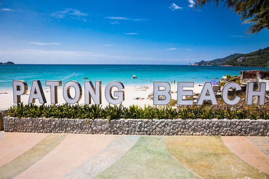 Patong Beach In Phuket, Thailand.