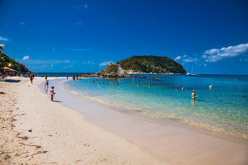 Obraz premium Yanui beach and Promthep cape , Phuket, Thailand.