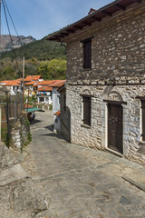 Amazing Panorama to village of Potamia, Thassos island,  East Macedonia and Thrace, Greece