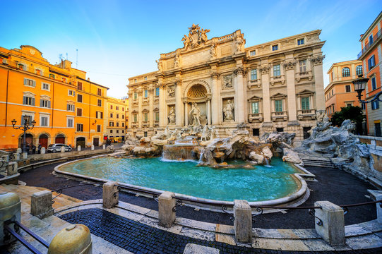 Fototapeta The Trevi Fountain, Rome, Italy