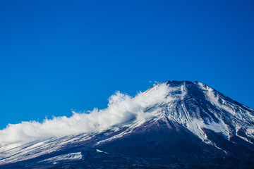 Fototapeta na wymiar 富士山の頂