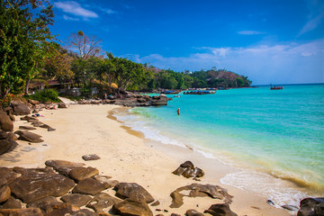 Viking Beach on Phi Phi Islands, Krabi Province.Thailand.