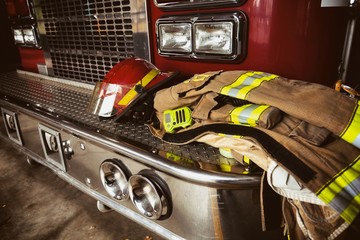 Firefighter equipment and truck