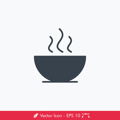 Bowl Icon / Vector