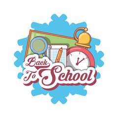 Fototapeta premium Back to school icon