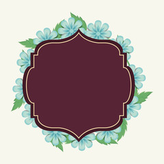 Tropical flowers design