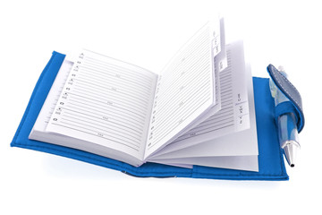  agenda répertoire mémento bleu