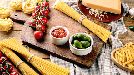 Italian food background