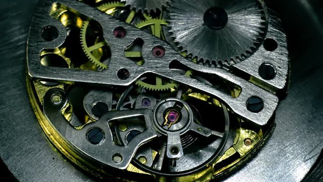Watch Movement Slow Motion 1000fps