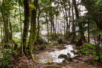 Fototapeta na wymiar Pools in Guatemala