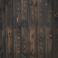 Dark wood vertical texture or background