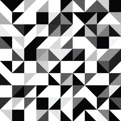Triangle geometric shapes pattern.