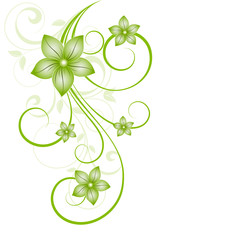 Abstract floral background. Element for design.
