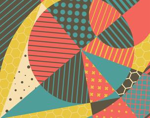 Abstract colorful geometric design. Vector illustration. Can be used for advertising, marketing, presentation.