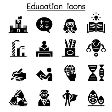 Education & Learning icon set