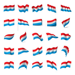 Netherlands flag, vector illustration