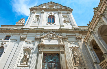 Fototapeta na wymiar The sublime art of the stone of Lecce