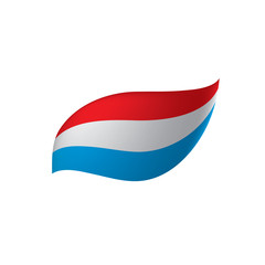 Netherlands flag, vector illustration